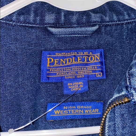 Vintage Pendleton denim jacket - Picture 3 of 3